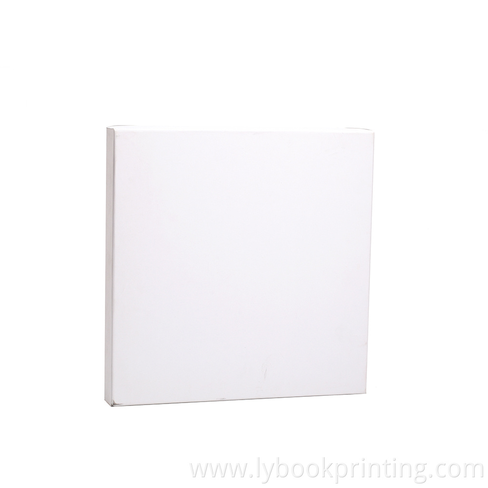 Custom mailing printed shipping boxes simple print white paper lid and base box